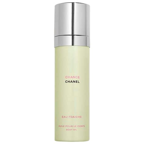 chanel chance body oil